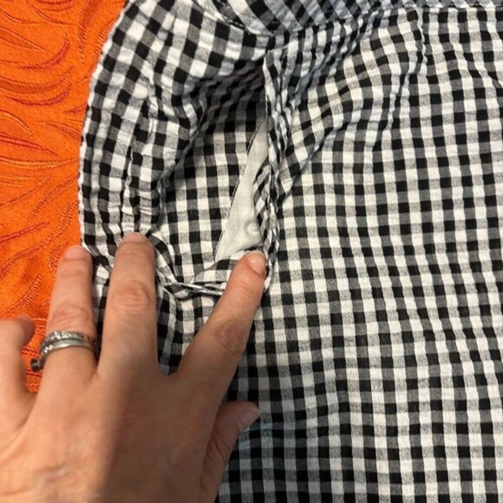 VINEYARD VINES  Gingham Seersucker‎ Skort Size 6 - Picture 7 of 9